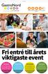 Fri entré till årets viktigaste event. experterna. Mästaren ANNONS