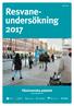 Resvaneundersökning 2017