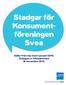 Stadgar för Konsumentföreningen