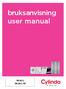 bruksanvisning user manual