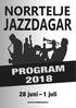 NORRTELJE JAZZDAGAR PROGRAM juni 1 juli.