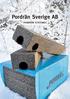 Pordrän Sverige AB PORDRÄN SYSTEMET