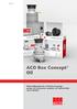 ACO Box Concept Oil Oljeavskiljarpaket för verkstad och garage, garage och maskinrum, spolplats och industrimiljö samt tvätthall