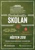 SKOLAN HÖSTEN Bostadsrätts- kurser. 4 seminarier. Utbildning för medlemsföreningar i Bostadsrätterna