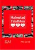 Välkommen till Halmstad Triathlon 2018!