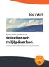 Solceller och miljöpåverkan. fördjupningsrapport #1. -avtryck genom hela livscykeln. Ett fördjupande material om solcellers miljöpåverkan och CO 2