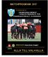 MATCHPROGRAM Damallsvenskan Valhalla IP Lördag 24:e September kl. 15:00 Kopparbergs/Göteborg FC vs Kristianstad