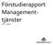 Förstudierapport Managementtjänster