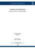 EXAMENSARBETE. Ledning och planering. Skillnader mellan militär och entreprenadledning. Robin Boqvist Högskoleexamen Bygg och anläggning