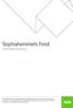 Sophiahemmets Fond. Informationsbroschyr