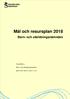 Mål och resursplan 2018