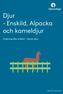 Djur - Enskild, Alpacka och kameldjur. Försäkringsvillkor GLB626:1 - Särskilt villkor