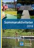 Sommaraktiviteter 2018