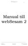 Manual till websesam 2