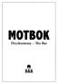 motbok Dryckesmeny The Bar BAKFICKAN