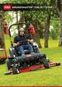 GROUNDSMASTER 7200-D / 7210-D