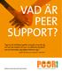 VAD ÄR PEER SUPPORT? Ingalill Ahnland, peer supporter i Stockholm. Nationell Samverkan för Psykisk Hälsa