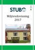 Miljöredovisning 2017