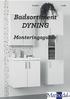 S 2016:1 m 585. Badsortiment DYNING. Monteringsguide