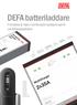 DEFA batteriladdare. Portabla & fast monterade laddare samt verkstadsladdare