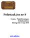 Pollettauktion nr 8. Svenska Pollettföreningen Anbudsauktion Söndag den 13 maj