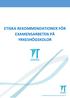 ETISKA REKOMMENDATIONER FÖR EXAMENSARBETEN PÅ YRKESHÖGSKOLOR