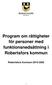 Program om rättigheter för personer med funktionsnedsättning i Robertsfors kommun