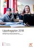 Uppdragsplan Utbildningsnämndens uppdrag till utbildningskontoret UN 2017/6091. Antagen av utbildningsnämnden den 13 december 2017