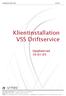 Klientinstallation VSS Driftservice