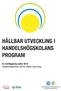 HÅLLBAR UTVECKLING I HANDELSHÖGSKOLANS PROGRAM