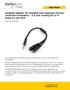 Headset-adapter för headset med separata hörlurs- /mikrofon-kontakter - 3,5 mm 4-polig till 2x 3- polig 3,5 mm M/F