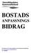 BOSTADS ANPASSNINGS BIDRAG