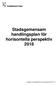 Stadsgemensam handlingsplan för horisontella perspektiv 2018