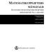 MATEMATIKUPPGIFTERS MÅNGFALD EN STUDIE OM MATEMATIKUPPGIFTERS MÖJLIGHETER TILL LÄRANDE. Pedagogiskt arbete Avancerad nivå. Josefine Ljungblad