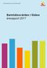 Kunskapscentrum barnhälsovård. Barnhälsovården i Skåne årsrapport 2017