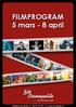 FILMPROGRAM 5 mars - 8 april