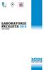 LABORATORIE PRISLISTA 2016 exkl. moms