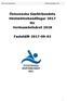 Östsvenska Simförbundet Höstmöteshandlingar Östsvenska Simförbundets Höstmöteshandlingar 2017 för Verksamhetsåret Fastställt