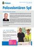 Polisvolontären Syd. Välkomna tillbaka från semestern. 1 juni - Tänk om! Hässleholm