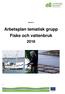 Arbetsplan tematisk grupp Fiske och vattenbruk