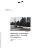 Markteknisk undersöknings - rapport (MUR)/ Geoteknik Kv Konduktören Rapport. Bonava, Stockholm. Kv Konduktören, Stockholm