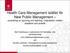 Health Care Management istället för New Public Management utveckling av styrning och ledning i interaktion mellan akademi och praktik