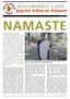 MEDLEMSBREV 3/2018 NAMASTE