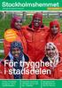 För trygghet i stadsdelen