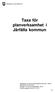 Taxa för planverksamhet i Järfälla kommun