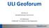 ULI Geoforum Geodatahantering i kommunerna. Jan Zakariasson Ordförande i ULI Geoforums föreningsstyrelse