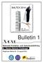 BALTEX augusti Bulletin 1. Nationell Frimärks- och Vykortsutställning & Seven Nations Challenge