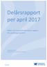 Delårsrapport per april 2017