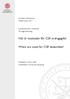 När är kostnader för CSR avdragsgilla? When are costs for CSR deductible? Juridiska institutionen Vårterminen 2017