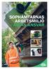 SOPHÄMTARNAS ARBETSMILJÖ